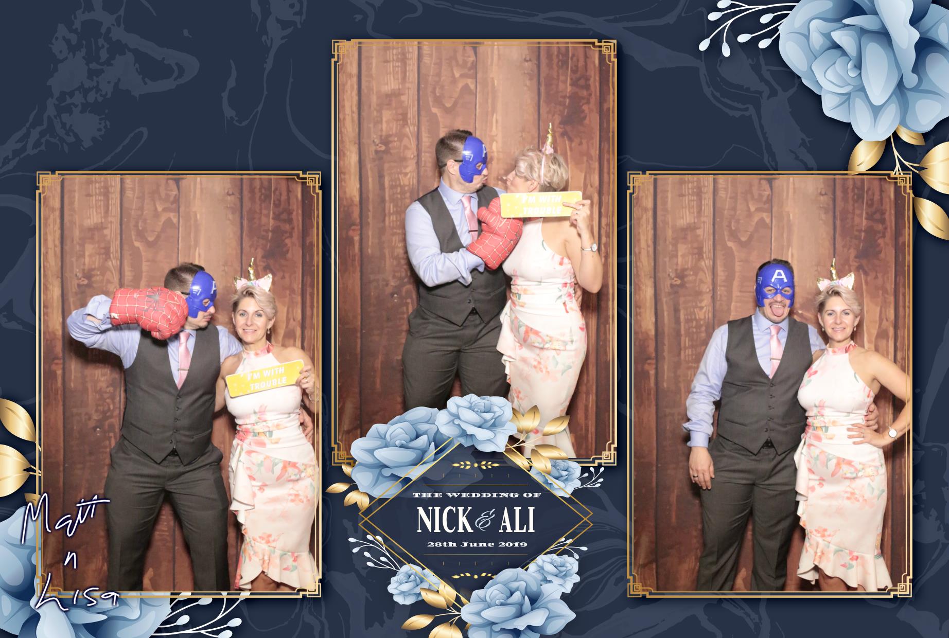 Nick & Ali's Wedding | View more photos from the event at gallery.myphotoboothexperience.co.uk/u/MyPhotoBoothExperienceLtd/Nick-Alis-Wedding